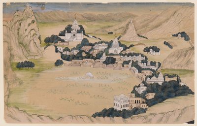 Lago Pushkar, c.1840-60 da Indian School